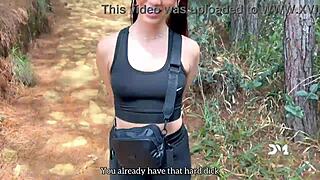 Latin Lovers Danner Mendes And Yenifer Chacon Sneak Forest Fuck Quickie