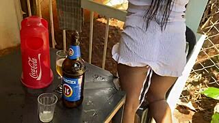 come see old guy fuck hot latina in bar