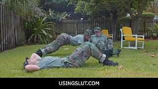 drill instructor pounds freeuse teen asses anytime in boot camp dani blu callie black