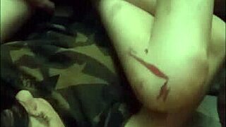 Dorm Roommate Slut Takes Cock Deep in Pussy On Back!