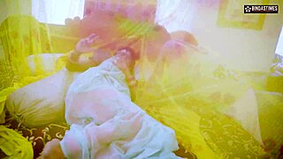 Hot desi babe's navel and curves get pounded hard with hindi moans