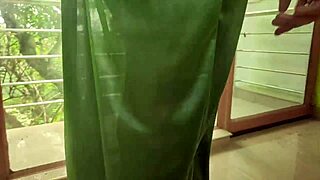 Desi lovers exchange tender kisses and intimate foreplay caresses