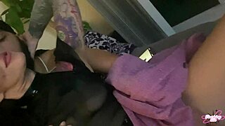 Panties Pushed Aside for Rough Ride on Huge Cock Now!