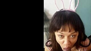 Kiki Cali delivers sloppy black cock worship in explosive short edition.