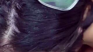 hot babe can't wait fucks big cock in club bathroom