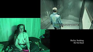 naked bbw gamer babe chills at lake house part 1 🎮🏖️