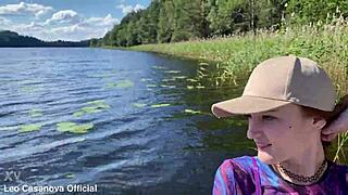 omg this skinny redhead slut got fucked hard on secret island boat?