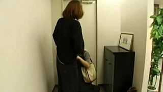 Pregnant japanese babe sucks and fingers her hairy pussy?