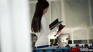 Petite Nata Ocean craves rough hardcore with big cock footjob and small tits bounce!