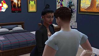 two mistresses dominate young boyfriend full story