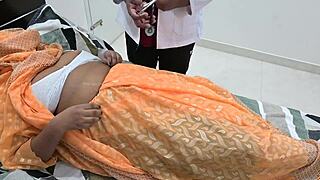 Doctor gets playful with hot patient lady