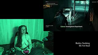 naked bbw gamer babe chills at lake house part 1 🎮🏖️