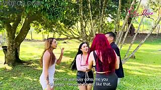 turns out my boyfriend cheated but now we're all in a steamy threesome forgiveness fuck