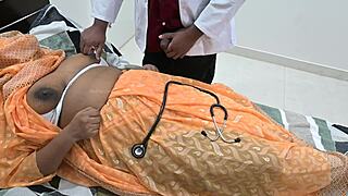 Doctor gets playful with hot patient lady