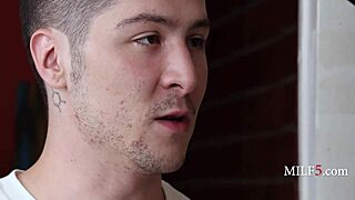 ebony beauty neighbor spreads legs wide for intense creampie breeding session