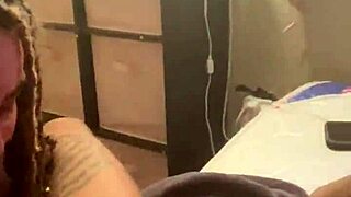 gaknasty slurps biggak's monster cock like a nasty whore