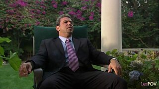 milf lesbian eagerly licks blonde's shaved pussy after deep listening