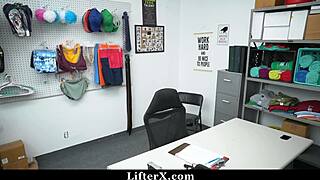 Officer Compromises Natalia Queen with Raw Hardcore Garage Pounding