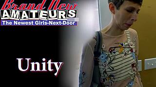 Skinny hottie, rub pussy then swallow that jizz load?