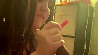 gaknasty slurps biggak's monster cock like a nasty whore