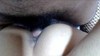 seductive petite latina casting babe bends over for intense creampie riding