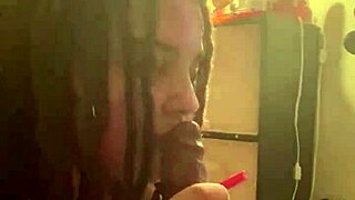 gaknasty slurps biggak's monster cock like a nasty whore