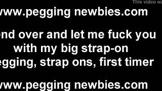 Watch me slide my strapon deep into both your tight holes now