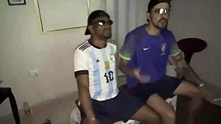 brazil argentina hotties tease passionately in steamy cross-border heat