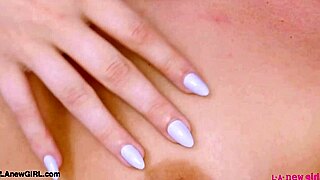 sexy 18+ blonde teen teases her cute body in solo reveal