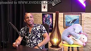 Ready for black stud's sensual sheer red casting? 