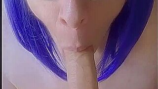 mature mom craves deepthroating uncut cock before swallowing every drop