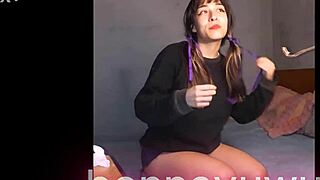 Argentinian Teen Prostitute Masturbates with See-Through Dildo