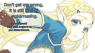 Princess Zelda Delivers Detailed Jerk Off Instructions in Translated JOI