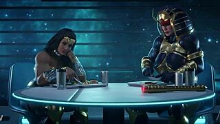 Wonder Woman And Big Barda Clash In Massive Cock Amazon Battle?!