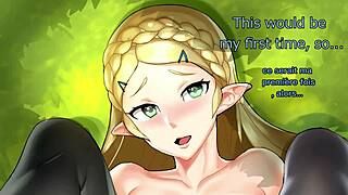 Princess Zelda Delivers Detailed Jerk Off Instructions in Translated JOI