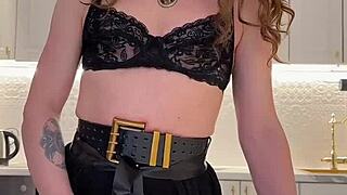 wild crossdresser iskra explodes in amazing cumshot frenzy