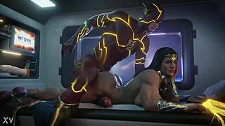 Wonder Woman And Big Barda Clash In Massive Cock Amazon Battle?!