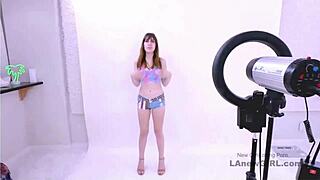 OMG! Girl Next Door Swallows Load on Sofa POV!