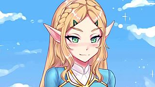 Princess Zelda Delivers Detailed Jerk Off Instructions in Translated JOI