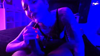 elle bends over for aggressive bbc pounding deepthroat doggystyle and creampie finish in homemade interracial