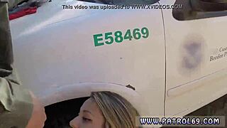 Police strip search turns into wild outdoor teen sex romp