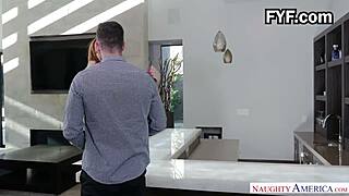 Rich redhead Lauren Philips seduces with her shaved pussy cravings