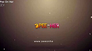 filthy blonde slut soaks in golden shower before hardcore piss pounding