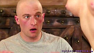 sarah vandella dives into sensual threesome massage with oiled passion