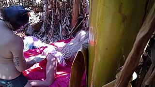 i fucked the hot redhead sex doll outdoors