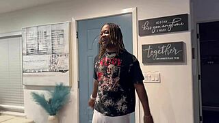 Delivery Guy Gets Caught In Horny Housewife's Steamy Seduction Trap!