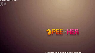 filthy blonde slut soaks in golden shower before hardcore piss pounding