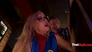 fucking the hot blonde boss babe pov style