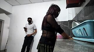 Neighbor Masturbates Degenerately Staring at Me Hungrily