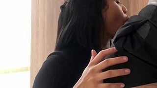 hey, i love sucking my big black cock deep - amateur couple passion nysdel